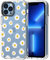 MOSNOVO Case for iPhone 13 Pro Max, [Buffertech 6.6ft Military-Grade Drop Protection] [Anti Peel Off Tech] Clear TPU Bumper Phone Case Cover Design - Daisy