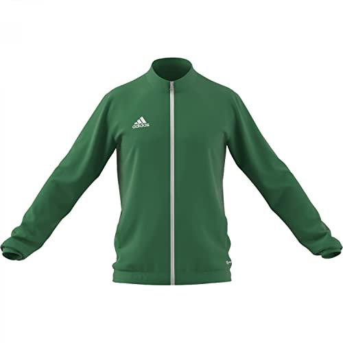adidas Hombre Entrada 22 Track Jacket, Team Green / White, XS
