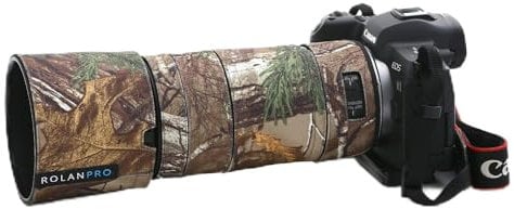 Rolanpro Housse de protection imperméable pour objectif Canon RF 100-400 mm F5.6-8 IS USM Manteau Housse de protection pour objectif - #3 Jungle