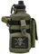 Iron Infidel Battle Bottle Isolierte Wasserflasche mit Paracord-Griff, großer Edelstahl-Wasserkrug mit robuster, abnehmbarer Hülle für Schlüssel, Geldbörse und Handy (Gangrene 2L)