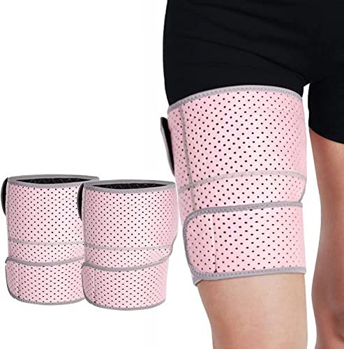 DAUJI Attelle de Cuisse Quad et ischio-jambiers Manchons de Compression Support de Jambe réglable for Homme et Femme
