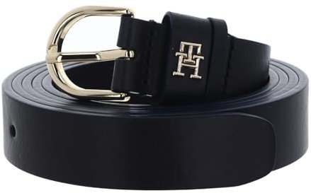 Tommy Hilfiger Damen Gürtel Essential Effortless 2.5 Ledergürtel, Mehrfarbig (Space Blue), 95