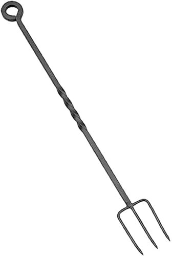 Unibos All Fireside Fireplace Fireside Accessories Item You Need Coal Ash Fire Tools Shovel Poker Tongs Pan Saver nEW (Fork Black Iron Toasting)
