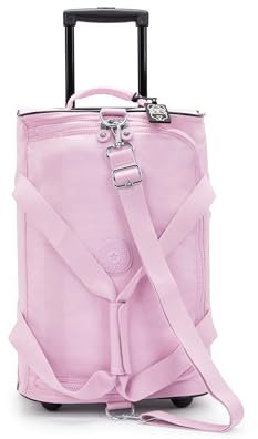 Kipling TEAGAN US Petit sac de voyage à roulettes, Carry On, Blooming Pink (Rose)