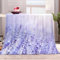 XCQHZYQ Kuscheldecke Lavendel 150x200 cm Fleecedecke Flanell Decke Wohndecken Couchdecke Flauschig Überwurf Mikrofaser Tagesdecke Sofadecke