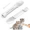 TARKDAK Happy Spoon Cat Treats Katzensnack Katzenfutter Löffel Katzen Schleckies Katzenfutter Behälter Katze Nassfutter Feeder Glückliche Löffel mit Rührstab und Hängende Design (A)
