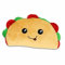 BEMIRO Plüsch Taco mit niedlichem Gesicht - ca. 22 cm