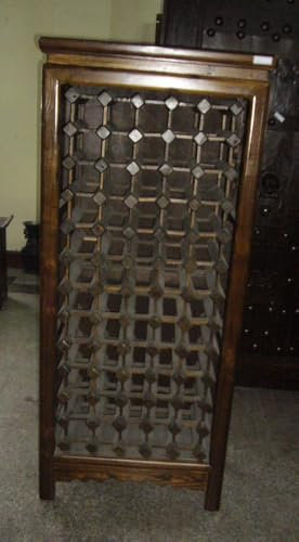 Kunibert Antiker Weinschrank Wein Schrank Flaschenschrank Barschrank Thekenschrank Breite68xHöhe150cm