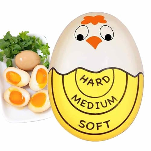 Egg Boiler Timer - Hard Boiled Egg Timer, Color Changes Timer for Boiling Eggs | Hard Boiled Egg Timer, No Breaking Kitchen Gadgets Safe with Food for Boiling Eggs, Home, Dormitory, Restaurants
