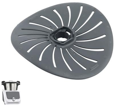 Couvercle de lame pour accessoires Thermomix TM5, TM6, TM31, couvercle de lame avec couteau mixeur, compatible avec l'utilisation du robot de cuisine, aide au tournage (gris)