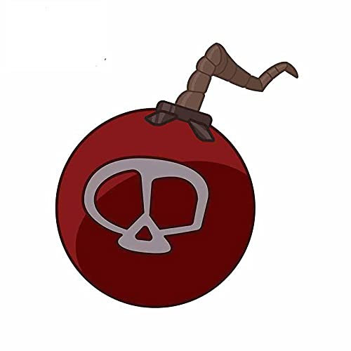 13cmx11.7cm for Death Bomb Car Stickers Personality Air Conditioner Windshield Decal Motorcycle