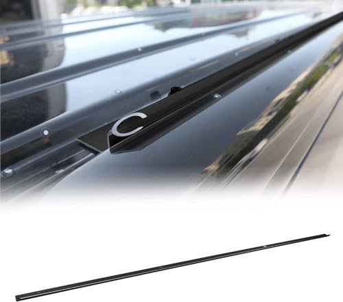 OMAC Sonnensegel Kederschiene für Ford Transit/Tourneo Custom 2013-22 L2 Schwarz