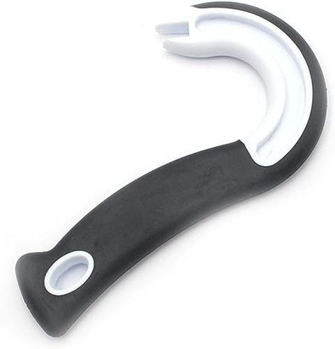 Black Easy Open Ring Pull Can Opener, Ergonomic Can Ring-Pull Helper J Shape Ring Pull Can Opener Ring Hook Pulling Jar Opener Manual Ring-Pull Cans Lid Opening Tools