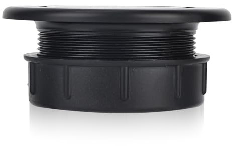 Tinoaly Tapón de Anillo para Orificio Sombrilla, Inserto de Orificio Sombrilla Mesa Patio con Tapa Tapón Aro para Patio Camping Piscina Jardín (Negro)