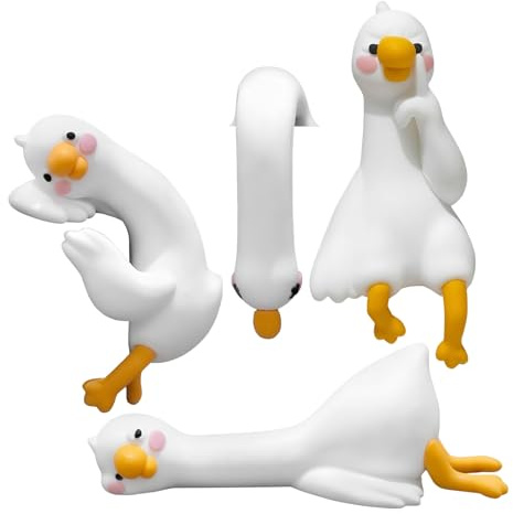 Mini-Statuen auf dem Bildschirm – Schreibtisch-Regaldekorationsset | Charmante Arbeitsplatz-Maskottchen-Figuren, stilvolle PC-Rand-Begleiter bieten visuelles Flair, bezaubernde Tischakzente, die