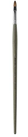 Escoda Modernista SeriesArtist Oil & Acrylic Long Handle Paint Brush, Bright/Shader, Size 14, Synthetic Mongoose