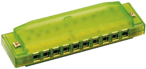 Hohner Clearly Colorful Translucent Harmonica - Green