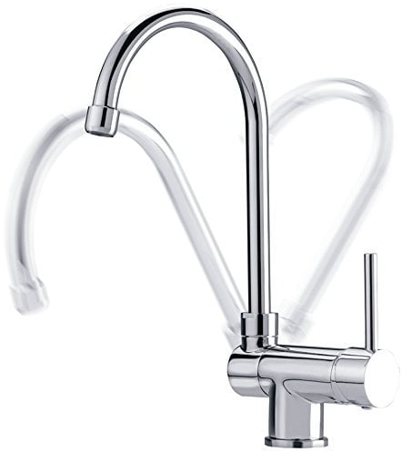 Clever 96095 Grifo de Cocina, 3 Posiciones, Cromado