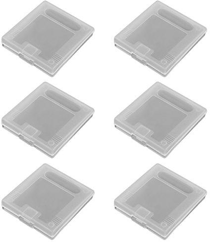Single game case for Nintendo Game Boy Original & Color game storage – 6 pack clear | ZedLabz