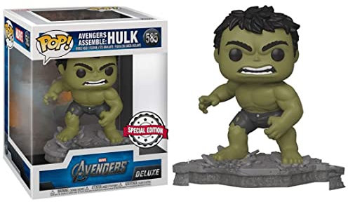 Funko Pop! Deluxe: Marvel Avengers - Hulk - (Assemble) - Vinyl-Sammelfigur - Geschenkidee - Offizielle Handelswaren - Spielzeug Für Kinder und Erwachsene - Movies Fans - Modellfigur Für Sammler