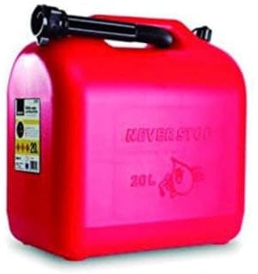 BIKAIN - Jerrican Essence - 20 litres - Bidon en Polyéthylène - Norme Un pour Transport de Matières Dangereuses - Résistant aux Additifs de Carburant - avec Tuyau - Modèle B20ECO