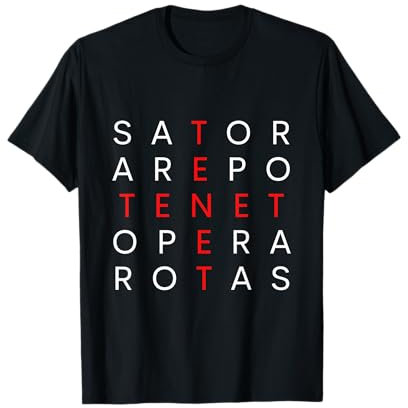 Filmplakat Tenet Sator Square Sentence Palindrome I T-Shirt