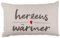 Ouit of The Blue, Kissen Dekokissen Zierkissen »Herzenswärmer« Raumdekor Geschenkidee Creme