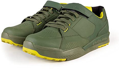 Endura MT500 Burner Clipless Mens MTB Cycling Shoes - Green EU 45