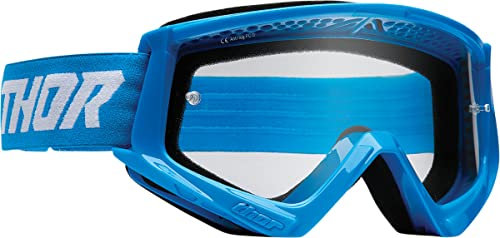 Thor MX Cross Brille Combat Racer Schutzbrille blau weiss