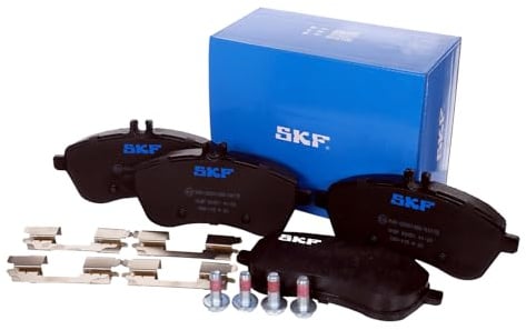 SKF Scheibenbremse Bremsbelag mit Zubehör VKBP 80051-4er Set - Position Vorderachse Höhe 78 mm Länge 171 mm Breite 131 mm Dicke 20,5 mm OE Qualität