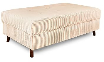Lisa Design Rune - Pouf modulable - en Velours côtelé