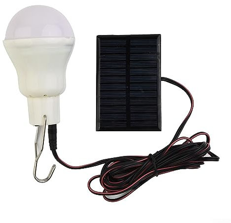 Feegow Solarbetriebene LED-Laterne, Tragbar, Hängbar, 3 W, für Hühnerstall, Langlebig und Dimmbar, für Wandern und Campen
