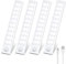 Under Cabinet Kitchen Lights, 4 Pack 40 LED Motion Sensor Cupboard Lights indoor with Magnetic Strip, USB Type-C Rechargeable 3 Color Temperature Dimmable Night Lights for Wardrobe Closet Stairs