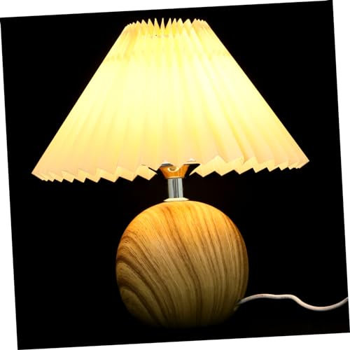 Uonlytech Nachttischlampe Holz Mit Usb-anschluss Tischlampe Schlafzimmerlampe Stufenlos Dimmbar Warmes Licht Nachttischlampen Wohnzimmertischlampe