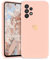 Lafunda Cover Compatibile per Samsung Galaxy A53 5G Custodia con protezione fotocamera Antiurto Silicone morbido per Donna motivo cuore protezione Case per Samsung A53 5G Rosa