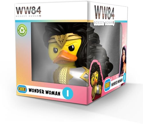 TUBBZ Boxed Edition Wonder Woman Collectible Vinyl Rubber Duck Figure - Official DC Comics Merchandise - Comics, TV, Movies & Video Games