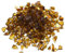 QUARKZMAN Ghiaia Decorativa in Vetro 3-6mm 450g/1 Lbs Pietra Sabbia Irregolare Ambra Scura per Decorazione Piante Acquario