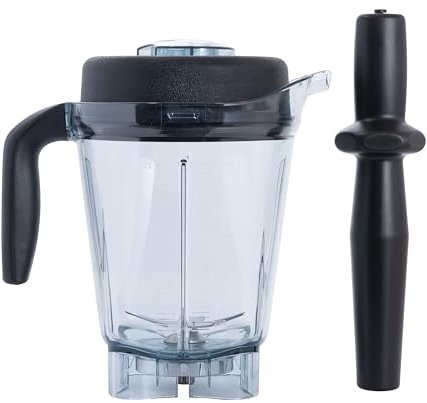 64 oz Replacement Container Jar w/Lid for Vitamix Blender Pitcher Low-Profile (with Tamper)