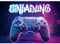 Moosthaler Gaming Einladungskarten Kindergeburtstag Junge (12 Stück) - Geburtstagseinladung mit Style für Deine Gamingparty - Geburtstagseinladungen Jungen - Einladungskarten Geburtstag
