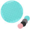 Dusche Badematte 55x55cm, Extra Runde Duschmatte Anti Schimmel Badematten Aqua, rutschfeste Badematte für Wanne, Duschmatten mit Saugtaschen, Ablauflöcher, Maschinenwaschbare Badewannematten
