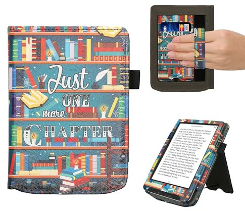 kwmobile Étui pour liseuse électronique Compatible avec Pocketbook Verse/Pro/Color/Vivlio Light/Light HD - Étui Housse Protection Multicolore
