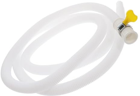 LOEFLIFA Manguera De Desagüe para Aire Acondicionado De Metros Flexible y Resistente Al Sol Incluye Abrazadera para Conexión Segura para Mantener Limpieza Exterior y Evitar Goteos