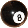 supapro Nr. 8 Pool Ball – 5,1 cm