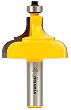 Yonico 16164 - Picture Frame Molding Router Bit, Cutting Height: 1-1/4, Cutting Depth: 3/4 - 1/2 Shank