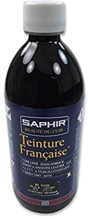 Saphir | Tintura Francesa 500 ml | Tinte para Cuero Liso, Ante, Nubuck y Cuero Aterciopelado (Base Púrpura 62)