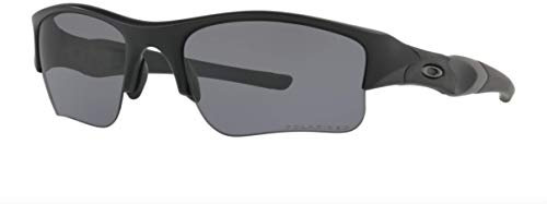 Oakley Flak Veste Xlj, Lunettes de Soleil Homme, Noir Mat/Gris