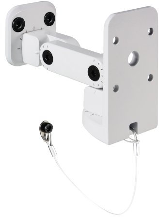Adam Hall Stands SUWMB 10 W - Support Mural Universel pour Enceinte jusqu'à 10kg blanc