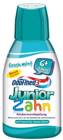 Odol-med 3 Mundspülung Junior Fresh Mint, 300 ml, 1er Pack