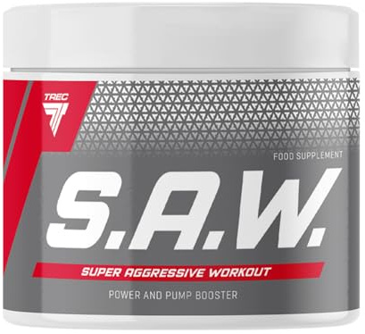 Trec Nutrition S.A.W, Pre-Workout Formel - Geschmack: Kirsche-Grapefruit, 1er Pack (1 x 200 g)