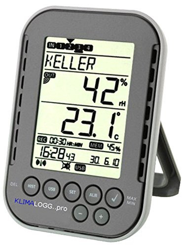 TFA-Dostmann Luft-Wasser-Logger mit Thermo-Hygrosender und Kabel-Temperatursender
